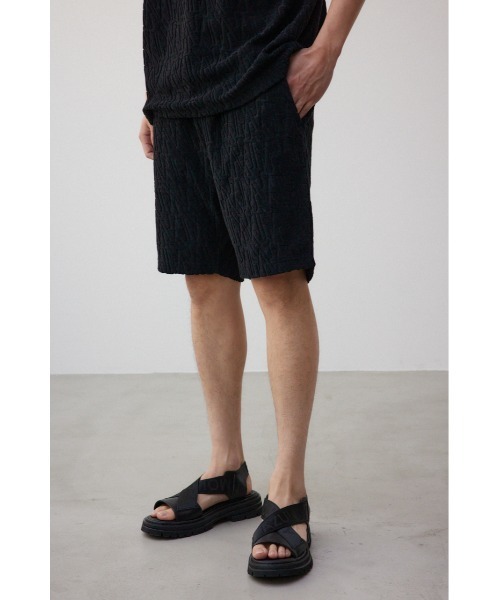 AZUL by moussy（アズールバイマウジー）の「ロゴ総柄パイルショーツ（スウェットパンツ・メンズ・ホワイト/ブラック/グレー・FREE）」の16枚目の写真