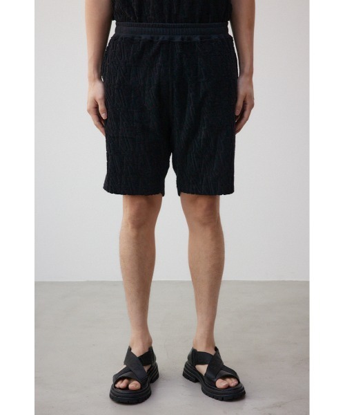 AZUL by moussy（アズールバイマウジー）の「ロゴ総柄パイルショーツ（スウェットパンツ・メンズ・ホワイト/ブラック/グレー・FREE）」の18枚目の写真