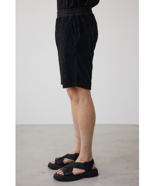 AZUL by moussy（アズールバイマウジー）の「ロゴ総柄パイルショーツ（スウェットパンツ・メンズ・ホワイト/ブラック/グレー・FREE）」の19枚目の写真