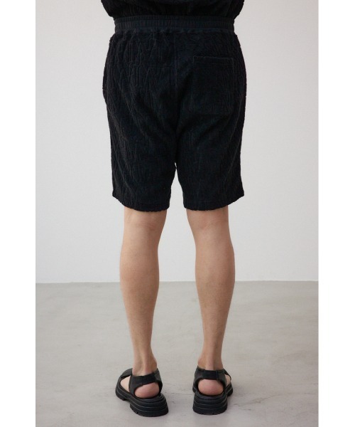 AZUL by moussy（アズールバイマウジー）の「ロゴ総柄パイルショーツ（スウェットパンツ・メンズ・ホワイト/ブラック/グレー・FREE）」の20枚目の写真