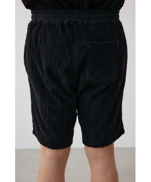 AZUL by moussy（アズールバイマウジー）の「ロゴ総柄パイルショーツ（スウェットパンツ・メンズ・ホワイト/ブラック/グレー・FREE）」の22枚目の写真