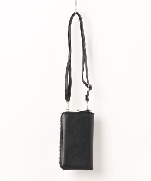 axes femme（アクシーズファム）の「ローズ型押しスマホポシェット（ショルダーバッグ・レディース・ブラック/キナリ/ピンク/ワイン・FREE）」の22枚目の写真