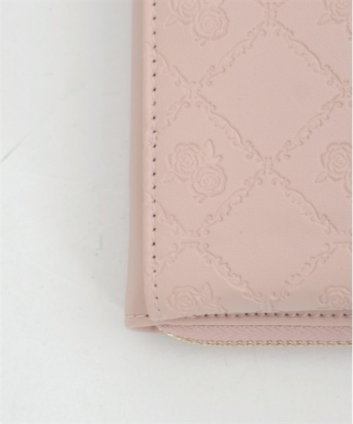 axes femme（アクシーズファム）の「ローズ型押しスマホポシェット（ショルダーバッグ・レディース・ブラック/キナリ/ピンク/ワイン・FREE）」の17枚目の写真