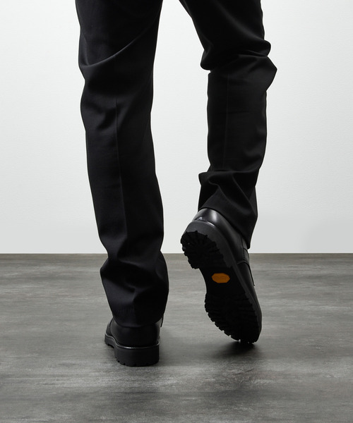 PADRONE(パドローネ)の「PADRONE パドローネ / SIDE ZIP LACE UP BOOTS (WATER PROOF LEATHER) ウォータープルーフサイドジップミリタリーブーツ レインブーツ 撥水 防水 ビブラムソール 日本製 / PU8759-1103(ブーツ・メンズ・ダークブラウン/ブラック・40/41/42)」の17枚目の写真
