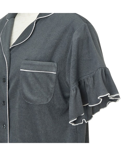 Francfranc(フランフラン)の「キシリトール加工 パイルパジャマ ダークグレー(ルームウェア/パジャマ・レディース・ダークグレー・FREE)」の5枚目の写真