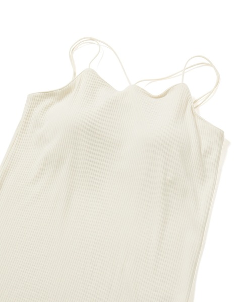 ROPE' PICNIC（ロペピクニック）の「コード使いカップ付きリブキャミインナー（キャミソール・レディース・ブラック/ベージュ/キナリ・36/38）」の13枚目の写真