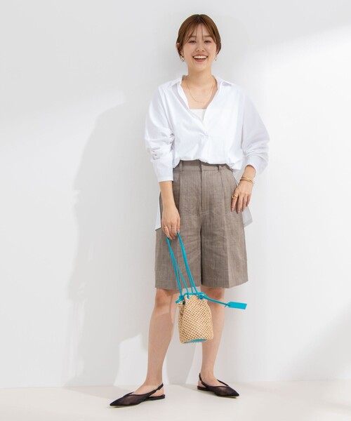 NOLLEY’S（ノーリーズ）の「アクティブ スキッパーシャツ（シャツ/ブラウス・レディース・ネイビー/ホワイト・FREE）」の20枚目の写真