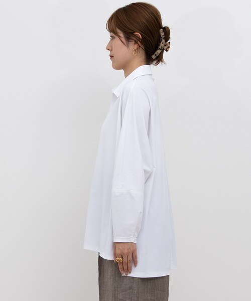 NOLLEY’S（ノーリーズ）の「アクティブ スキッパーシャツ（シャツ/ブラウス・レディース・ネイビー/ホワイト・FREE）」の22枚目の写真