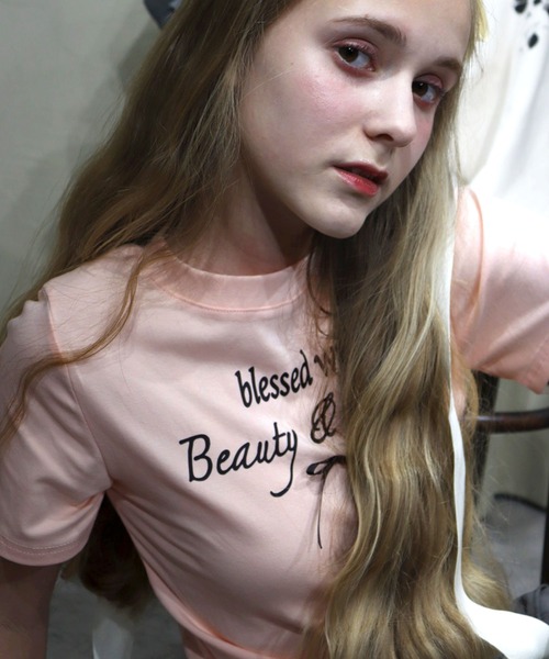 titty＆Co. PETIT（ティティアンドコープティ）の「レタリングリボンTシャツ（Tシャツ/カットソー・レディース・ホワイト/ピンク・FREE）」の15枚目の写真