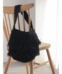 Te chichi | ペーパーフリンジミニショルダー(ハンドバッグ)