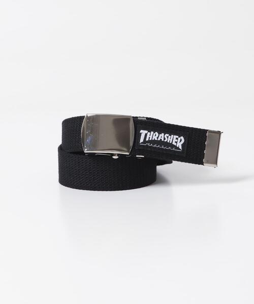 ITEMS URBANRESEARCH（アイテムズ アーバンリサーチ）の「THRASHER　Name Belt（ベルト・メンズ・ブラック/グレー/オフホワイト/ネイビー/イエロー/グリーン系その他/ベージュ/ホワイト/レッド・-）」の10枚目の写真