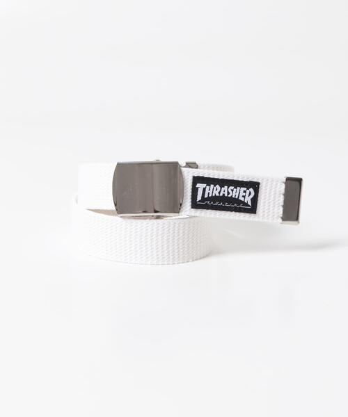 ITEMS URBANRESEARCH（アイテムズ アーバンリサーチ）の「THRASHER　Name Belt（ベルト・メンズ・ブラック/グレー/オフホワイト/ネイビー/イエロー/グリーン系その他/ベージュ/ホワイト/レッド・-）」の12枚目の写真