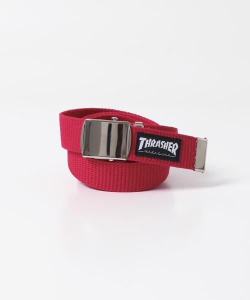 ITEMS URBANRESEARCH（アイテムズ アーバンリサーチ）の「THRASHER　Name Belt（ベルト・メンズ・ブラック/グレー/オフホワイト/ネイビー/イエロー/グリーン系その他/ベージュ/ホワイト/レッド・-）」の14枚目の写真