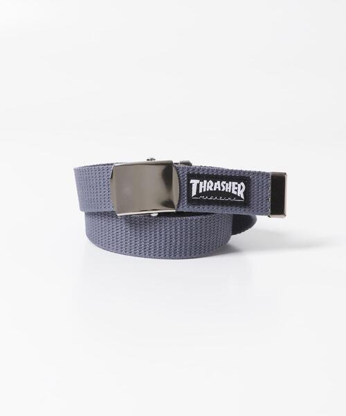 ITEMS URBANRESEARCH（アイテムズ アーバンリサーチ）の「THRASHER　Name Belt（ベルト・メンズ・ブラック/グレー/オフホワイト/ネイビー/イエロー/グリーン系その他/ベージュ/ホワイト/レッド・-）」の18枚目の写真
