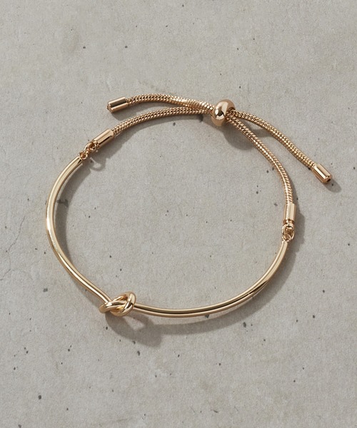 GOLDY(ゴールディ)の「スリム ノット ブレスレット(ブレスレット・レディース・ゴールド/シルバー系その他/ゴールド系その他/シルバー・FREE)」の5枚目の写真