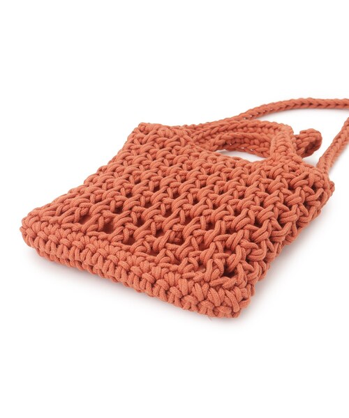 SHOO・LA・RUE（シューラルー）の「◆マクラメミニショルダーバッグ（ショルダーバッグ・レディース・アイボリー/ライトオレンジ系/キャメル/イエロー・00）」の21枚目の写真