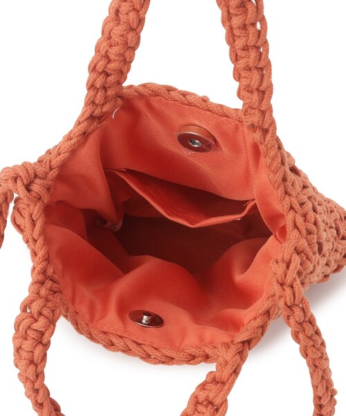 SHOO・LA・RUE（シューラルー）の「◆マクラメミニショルダーバッグ（ショルダーバッグ・レディース・アイボリー/ライトオレンジ系/キャメル/イエロー・00）」の11枚目の写真