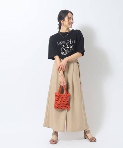 SHOO・LA・RUE（シューラルー）の「◆マクラメミニショルダーバッグ（ショルダーバッグ・レディース・アイボリー/ライトオレンジ系/キャメル/イエロー・00）」の9枚目の写真