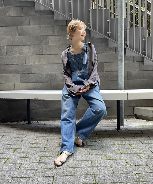 Spick & Span（スピックアンドスパン）の「S.Shiori*S デニムサロペット（サロペット/オーバーオール・レディース・ホワイト/ブルー系その他・38/36）」の9枚目の写真