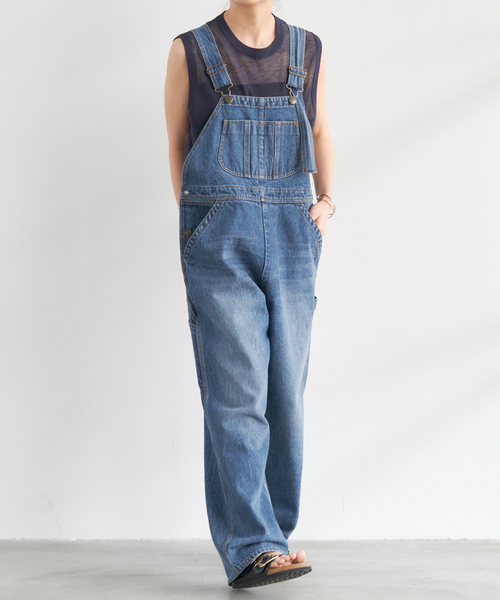 Spick & Span（スピックアンドスパン）の「S.Shiori*S デニムサロペット（サロペット/オーバーオール・レディース・ホワイト/ブルー系その他・38/36）」の18枚目の写真