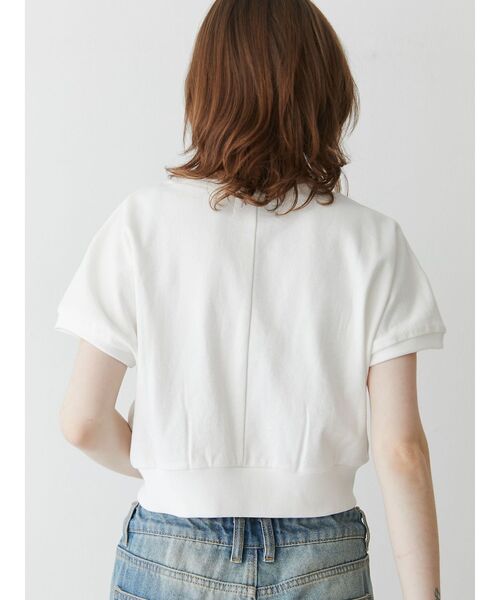 jouetie(ジュエティ)の「レースアップリボントップス(Tシャツ/カットソー・レディース・ブラック/オフホワイト/レッド・MEDIUM)」の14枚目の写真