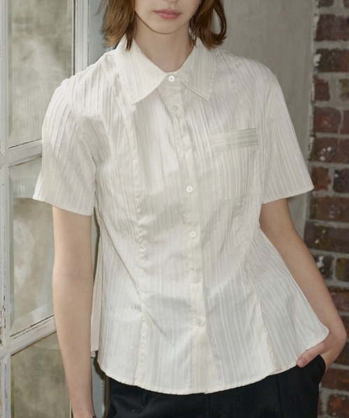 GIUNON ビッグカラーフレアシャツ big collar flare shirt / ビッグカラーフレアシャツ（シャツ