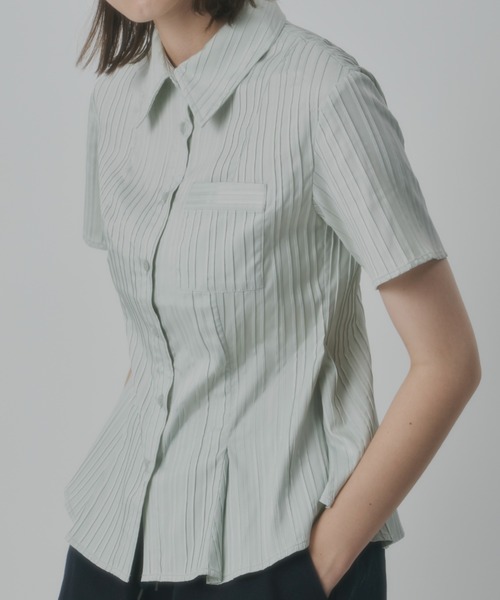 ★美品★ GIUNON ジウノン　ビッグカラーフレアシャツ　アイボリー big collar flare shirt / ビッグカラーフレアシャツ（シャツ