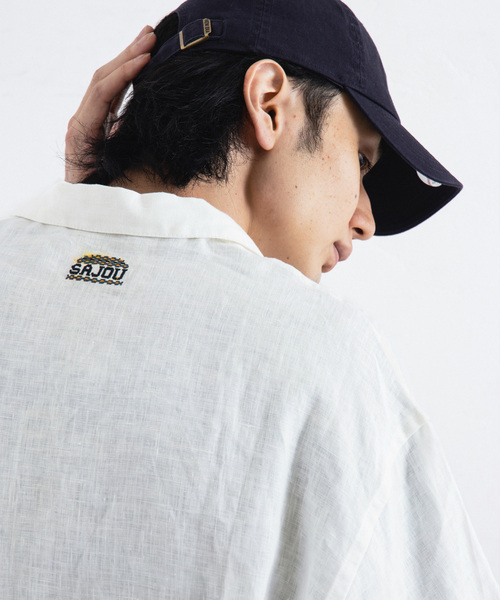 417 EDIFICE（フォーワンセブンエディフィス）の「SAJOU オープンカラーシャツ（シャツ/ブラウス・メンズ・ホワイト/ブラック・LARGE/MEDIUM）」の20枚目の写真