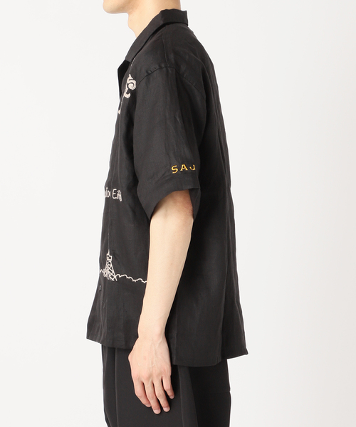 417 EDIFICE（フォーワンセブンエディフィス）の「SAJOU オープンカラーシャツ（シャツ/ブラウス・メンズ・ホワイト/ブラック・LARGE/MEDIUM）」の16枚目の写真