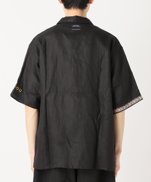 417 EDIFICE（フォーワンセブンエディフィス）の「SAJOU オープンカラーシャツ（シャツ/ブラウス・メンズ・ホワイト/ブラック・LARGE/MEDIUM）」の15枚目の写真