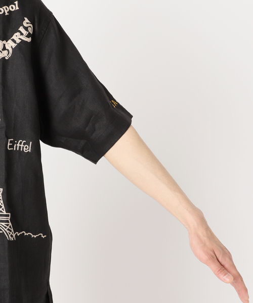 417 EDIFICE（フォーワンセブンエディフィス）の「SAJOU オープンカラーシャツ（シャツ/ブラウス・メンズ・ホワイト/ブラック・LARGE/MEDIUM）」の11枚目の写真