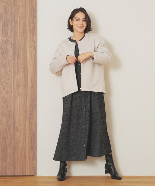 ノーカラージャケット（ノーカラージャケット）｜GLACIER lusso