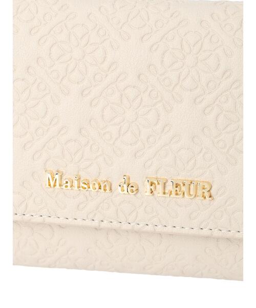 【セール】FLEURモノグラムウォレット（財布）｜Maison de FLEUR（メゾンドフルール）