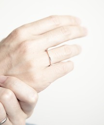 Magine（マージン）の「SV925 DECAGON RING 1.3mm 16-17号:10角 シルバーリング（リング）」