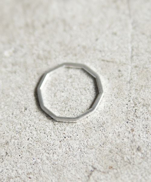 SV925 DECAGON RING 1.3mm 16-17号:10角 シルバーリング（リング）｜Magine（マージン）
