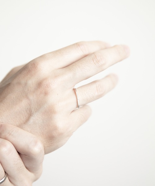 SV925 DECAGON RING 1.3mm 16-17号:10角 シルバーリング（リング）｜Magine（マージン）