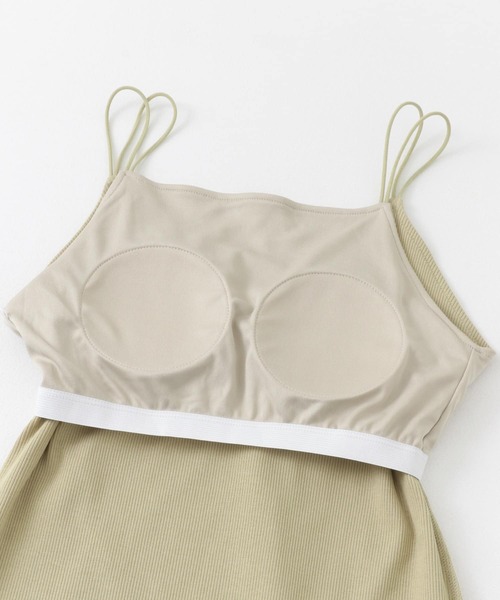 SENSE OF PLACE by URBAN RESEARCH（センスオブプレイスバイアーバンリサーチ）の「バックオープンカップツキリブワンピース（ワンピース・レディース・ブラウン/ベージュ/ブラック・S/ONE）」の10枚目の写真