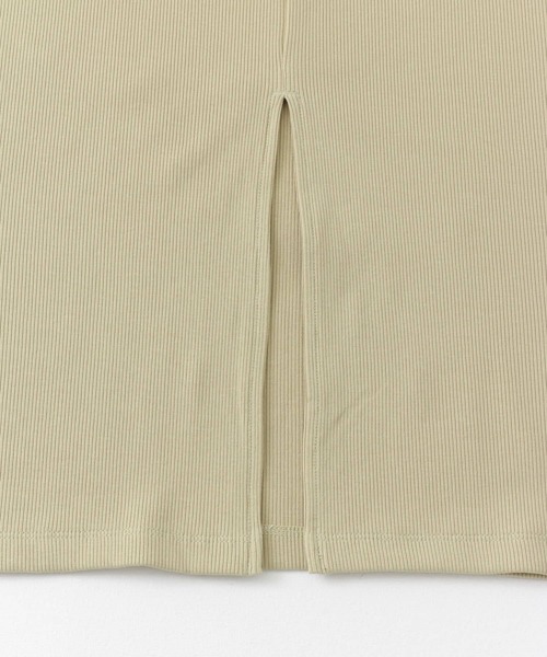 SENSE OF PLACE by URBAN RESEARCH（センスオブプレイスバイアーバンリサーチ）の「バックオープンカップツキリブワンピース（ワンピース・レディース・ブラウン/ベージュ/ブラック・S/ONE）」の8枚目の写真