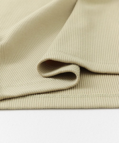 SENSE OF PLACE by URBAN RESEARCH（センスオブプレイスバイアーバンリサーチ）の「バックオープンカップツキリブワンピース（ワンピース・レディース・ブラウン/ベージュ/ブラック・S/ONE）」の7枚目の写真