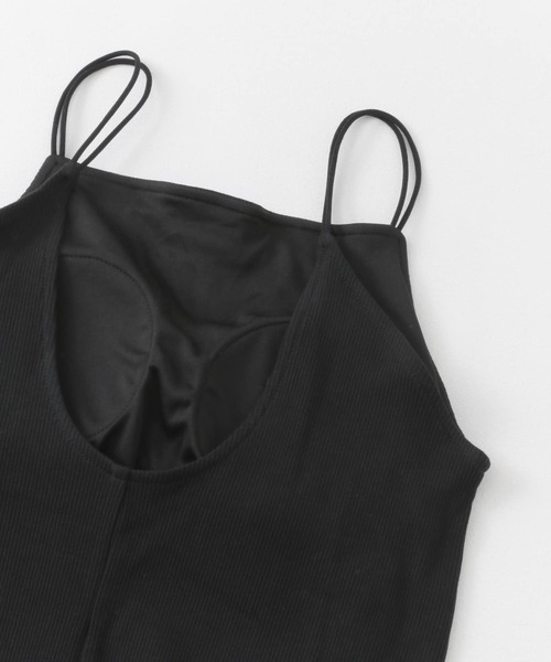 SENSE OF PLACE by URBAN RESEARCH（センスオブプレイスバイアーバンリサーチ）の「バックオープンカップツキリブワンピース（ワンピース・レディース・ブラウン/ベージュ/ブラック・S/ONE）」の5枚目の写真