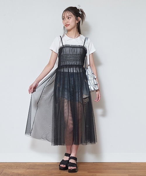 LOVETOXIC（ラブトキシック）の「フリルショルダーバッグ（バックパック/リュック・キッズ・シルバー/オフホワイト/ブラック・FREE）」の10枚目の写真