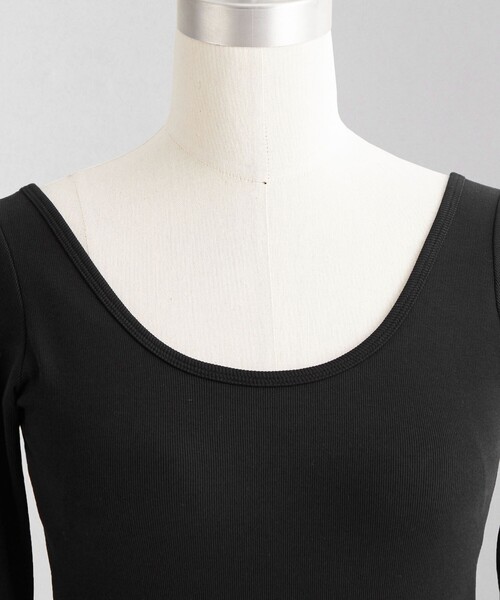 LOEFF（ロエフ）の「＜LOEFF＞ラウンドネック ロングスリーブTシャツ（Tシャツ/カットソー・レディース・ネイビー/ブラック・FREE）」の21枚目の写真