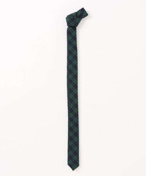 THE MORNING AFTER（ザ モーニング アフター）の「3.5cmコットンチェックネクタイ（ネクタイ・メンズ・グリーン/グレー/ネイビー/レッド・FREE）」の3枚目の写真