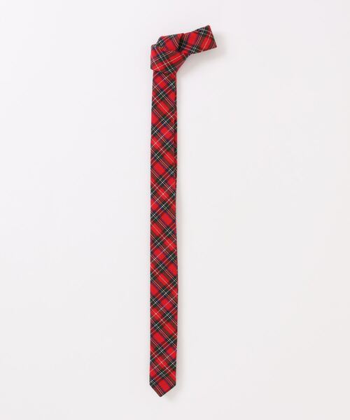 THE MORNING AFTER（ザ モーニング アフター）の「3.5cmコットンチェックネクタイ（ネクタイ・メンズ・グリーン/グレー/ネイビー/レッド・FREE）」の4枚目の写真