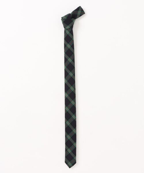 THE MORNING AFTER（ザ モーニング アフター）の「3.5cmコットンチェックネクタイ（ネクタイ・メンズ・グリーン/グレー/ネイビー/レッド・FREE）」の2枚目の写真