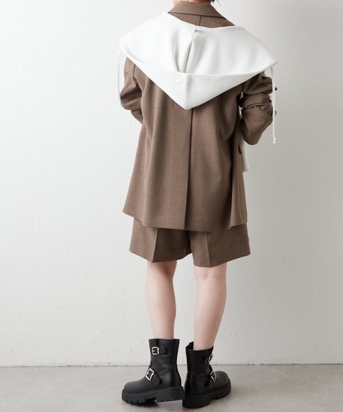 COLLAGE GALLARDAGALANTE(コラージュガリャルダガランテ)の「ショートパンツ/セットアップ可(その他パンツ・レディース・ベージュ/グレイッシュベージュ・FREE)」の8枚目の写真