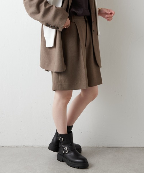 COLLAGE GALLARDAGALANTE(コラージュガリャルダガランテ)の「ショートパンツ/セットアップ可(その他パンツ・レディース・ベージュ/グレイッシュベージュ・FREE)」の6枚目の写真