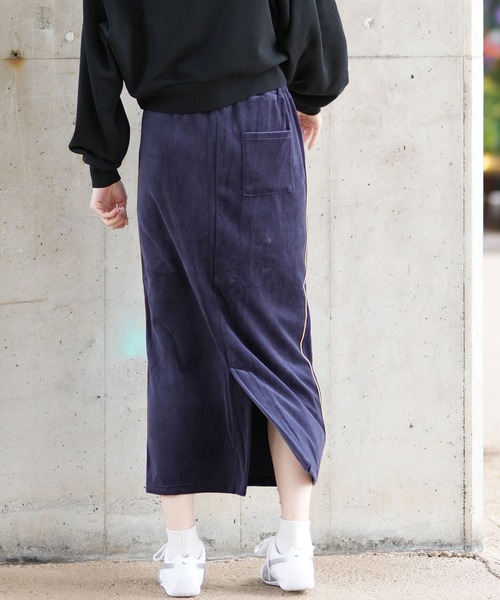 CONVERSE（コンバース）の「CONVERSE/コンバース ベロアスカート セットアップ対応 4487-2461（スカート・レディース・ブラウン/ネイビー/グレイッシュベージュ・L/M）」の19枚目の写真
