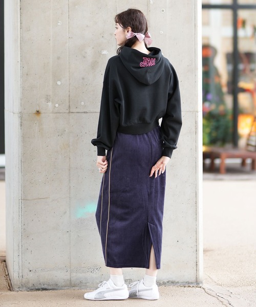 CONVERSE（コンバース）の「CONVERSE/コンバース ベロアスカート セットアップ対応 4487-2461（スカート・レディース・ブラウン/ネイビー/グレイッシュベージュ・L/M）」の22枚目の写真