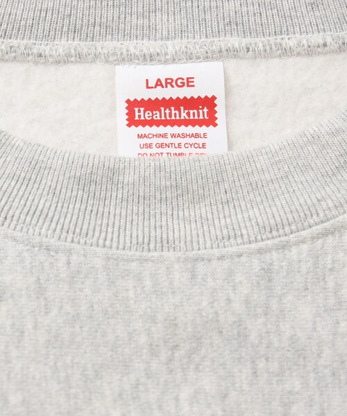 Healthknit（ヘルスニット）の「Healthknit / 別注 クルーネック スウェット（スウェット・メンズ・ライトグレー/ブラック・XL/L/M/S）」の18枚目の写真